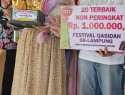 Waydadi Sukarame Juara Terbaik Festival Qasidah Se-Provinsi Lampung 2023